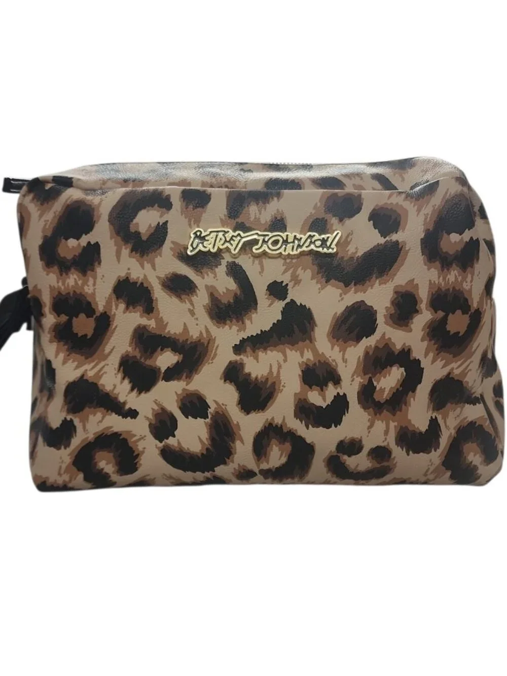 Mob Wife Leopard Print Makeup Bag Travel Cosmetic Organizer Animal Print